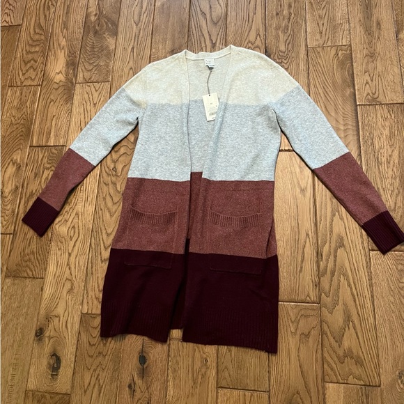 A New Day Color Block Cardigan NWT - Picture 5 of 10